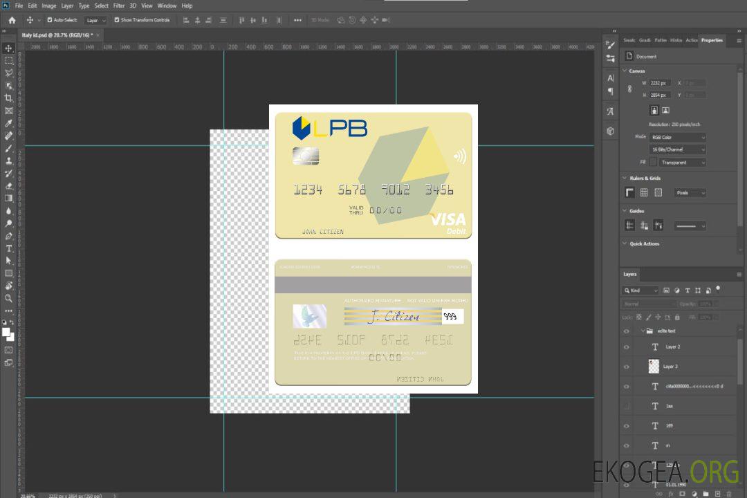 Carte de débit visa Lettonie LPB Bank template Carte de débit visa Lettonie LPB Bank template